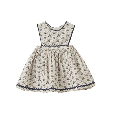 [30%OFF!]caramel Jupiter Baby Dress POLKA FLORAL PRINT