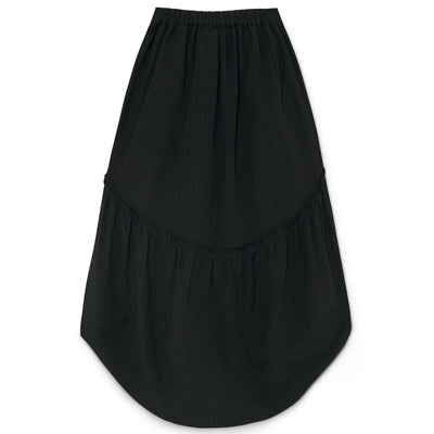 [60%OFF!]Little Creative Factory Crushed Cotton Skirt Black