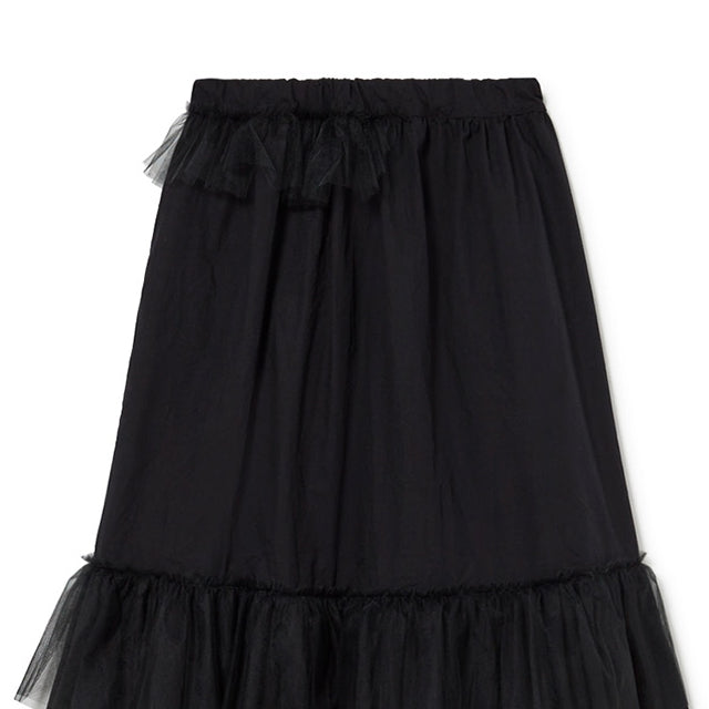 [30%OFF!]Little Creative Factory Honolulu Long Skirt black Women