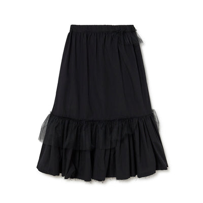 [30%OFF!]Little Creative Factory Honolulu Long Skirt black Women