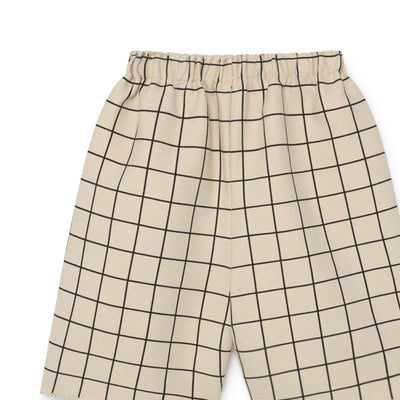 [60%OFF!]Little Creative Factory Plaid Shorts Pants Cream