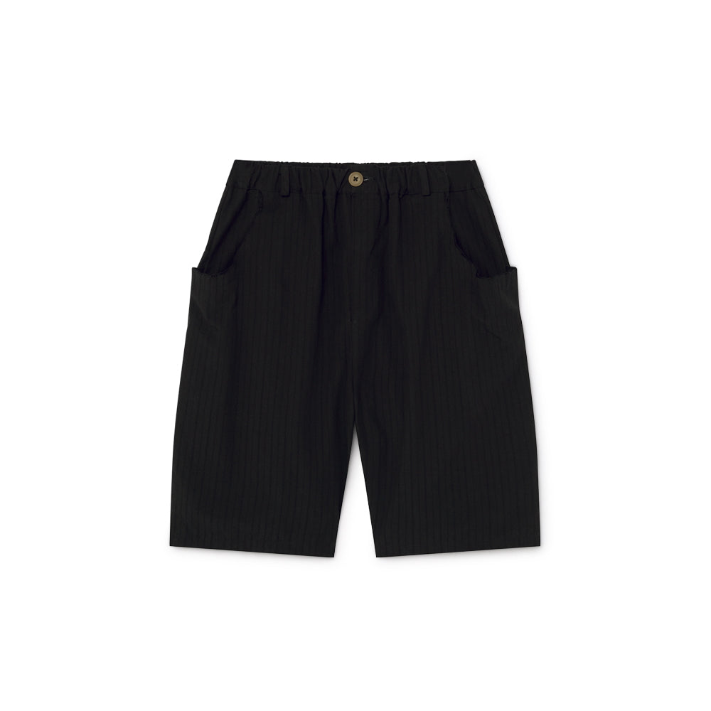 [60%OFF!]Little Creative Factory Crushed Cotton Shorts Black
