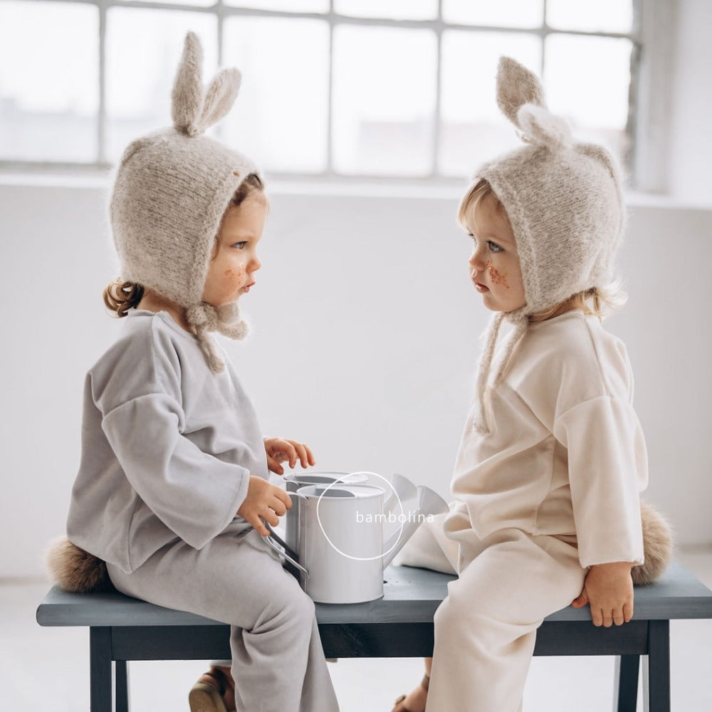 bambolina Lapin hat sand