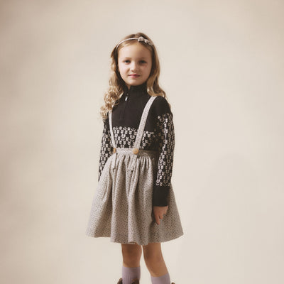 Soor Ploom Mavis Skirt - Needlepoint Print, Dusk