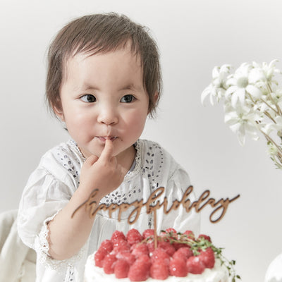 &merci Cake Topper happy birthday by Maki Shimano mini