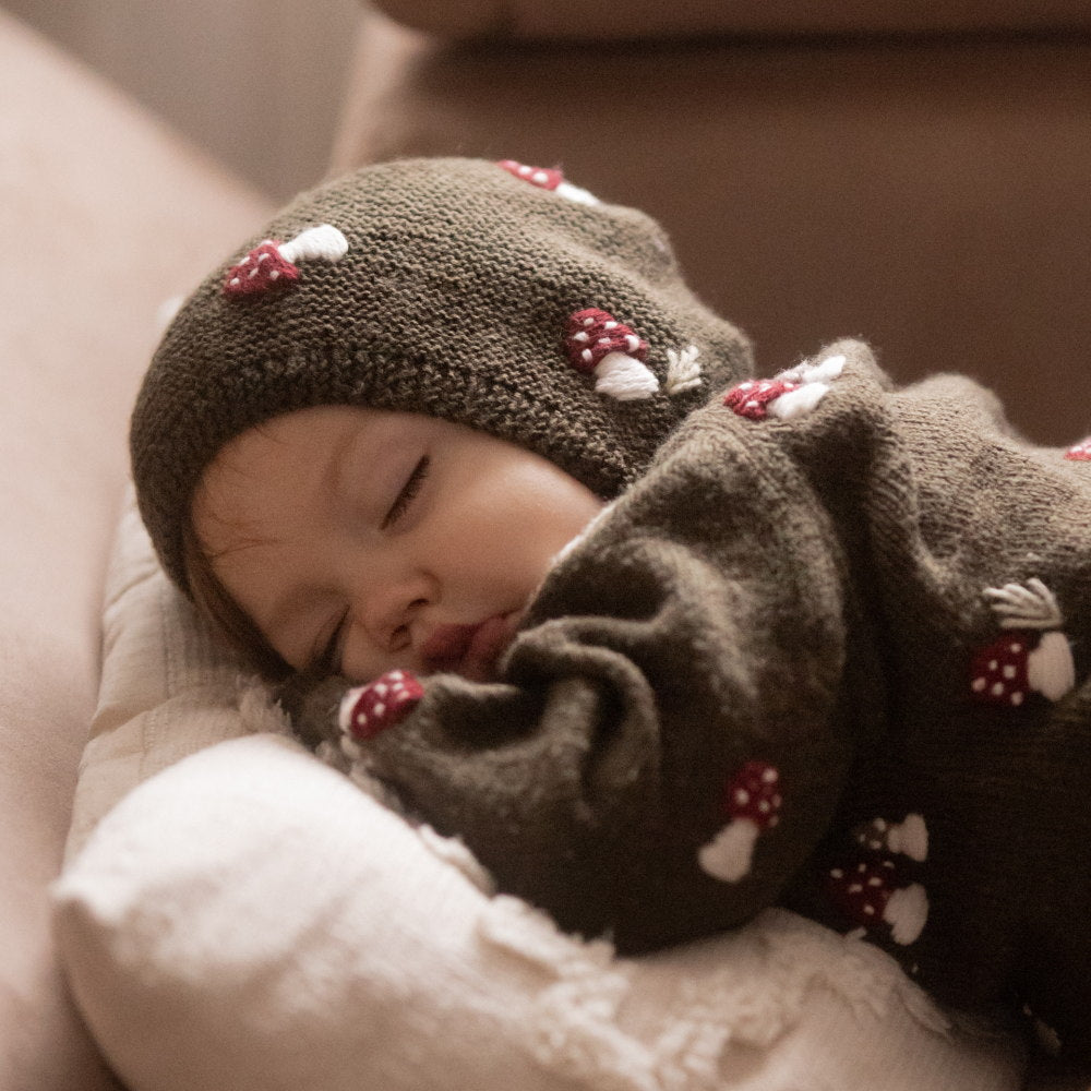 Shirley Bredal Mushroom Bonnet - Pine