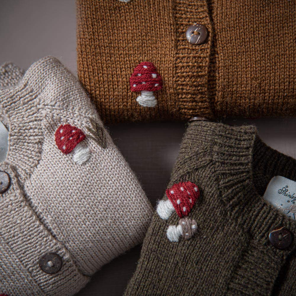 [Pre-sale] Shirley Bredal Mushroom Cardigan - Pine