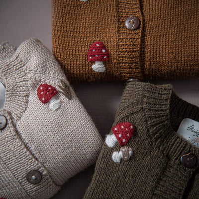 [Pre-sale] Shirley Bredal Mushroom Cardigan - Pine