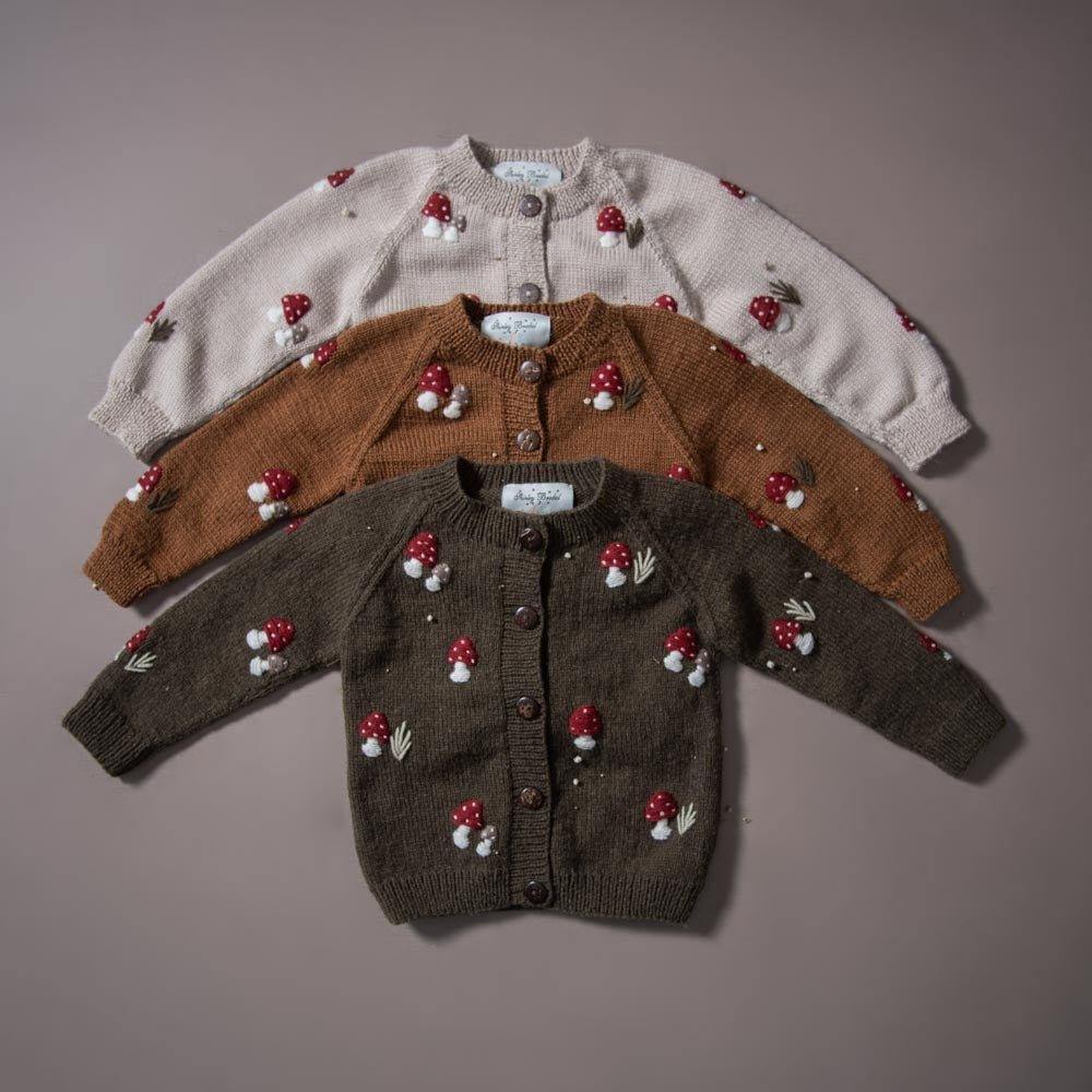 [Pre-sale] Shirley Bredal Mushroom Cardigan - Pine