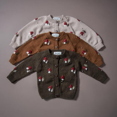 [Pre-sale] Shirley Bredal Mushroom Cardigan - Pine
