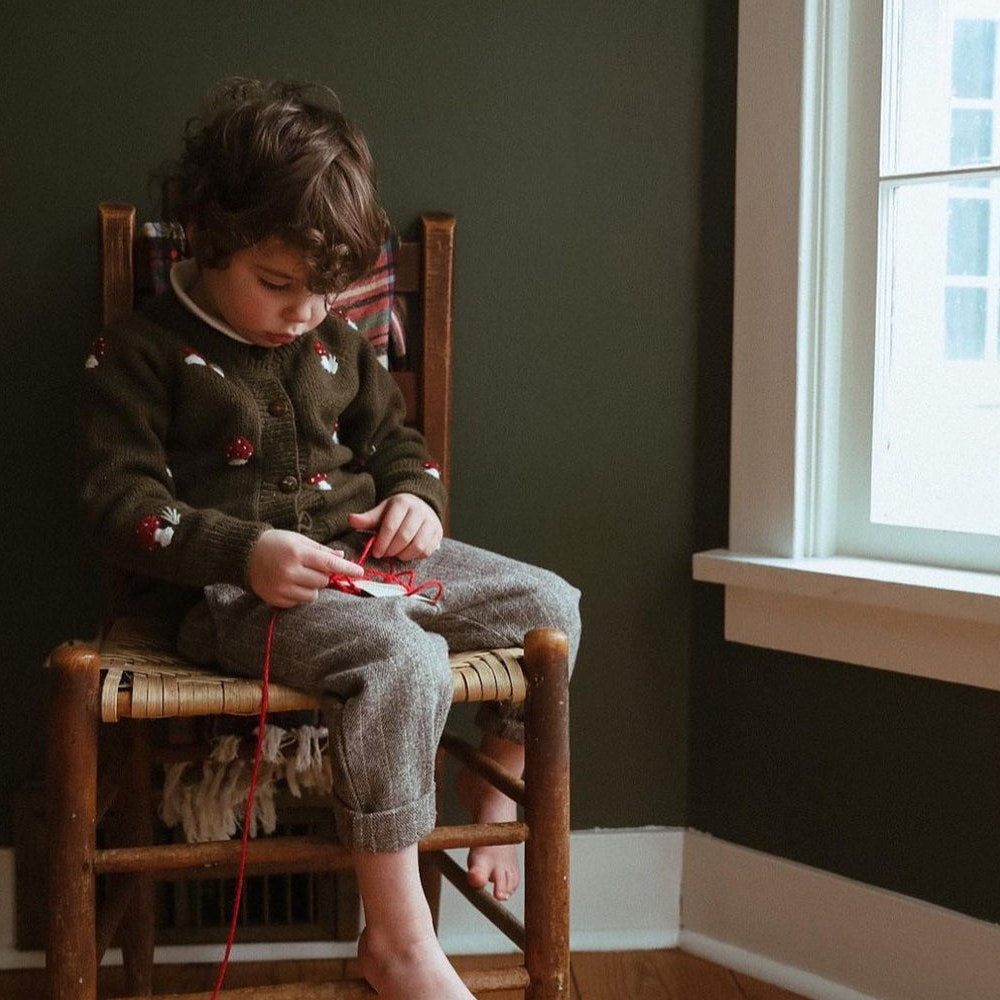 [Pre-sale] Shirley Bredal Mushroom Cardigan - Pine