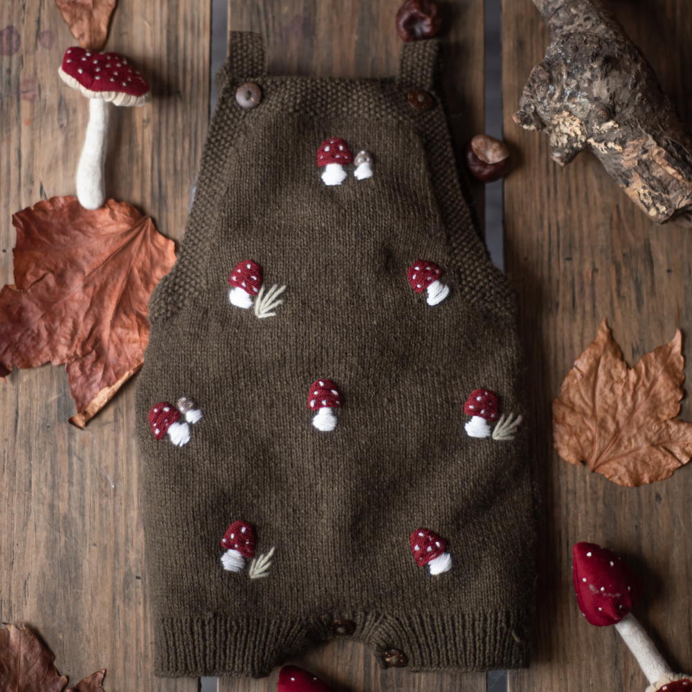[Pre-sale] Shirley Bredal Mushroom Romper - Pine