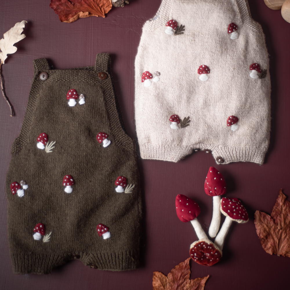 [Pre-sale] Shirley Bredal Mushroom Romper - Pine