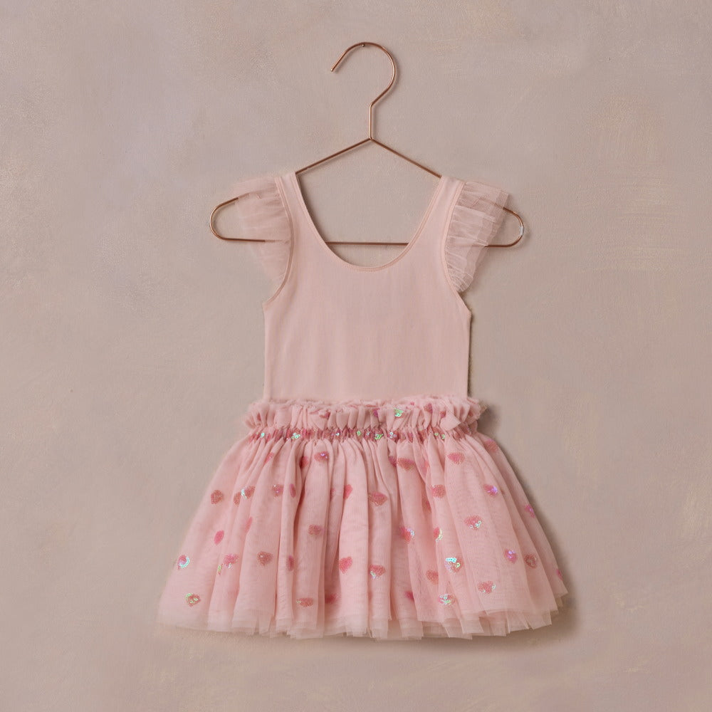 NORALEE Lottie Tutu Set Hearts Blush