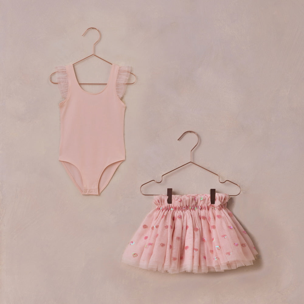 NORALEE Lottie Tutu Set Hearts Blush