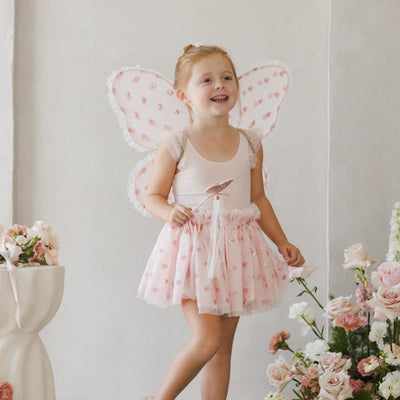 NORALEE Lottie Tutu Set Hearts Blush