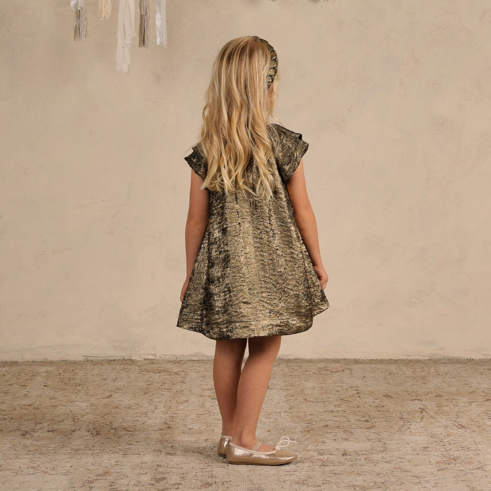 NORALEE Isabella Dress Gold  cuccu