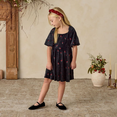 NORALEE Nina Dress Velvet Floral