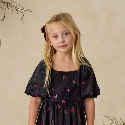 NORALEE Nina Dress Velvet Floral