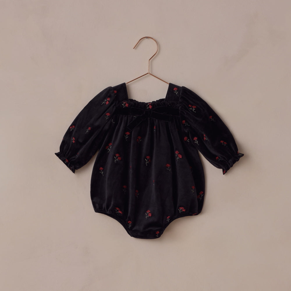 NORALEE Annette Romper Velvet Floral