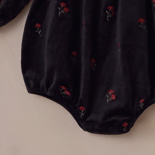 NORALEE Annette Romper Velvet Floral