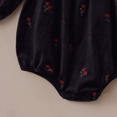 NORALEE Annette Romper Velvet Floral