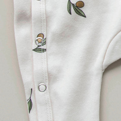 OrganicZOO Olive Garden Suit w contrast feet