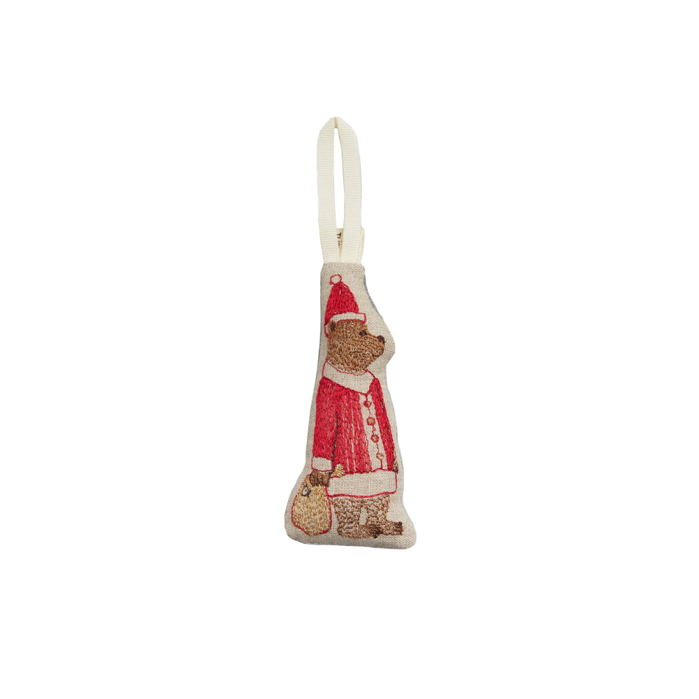 Coral & Tusk Santa Bear Ornament