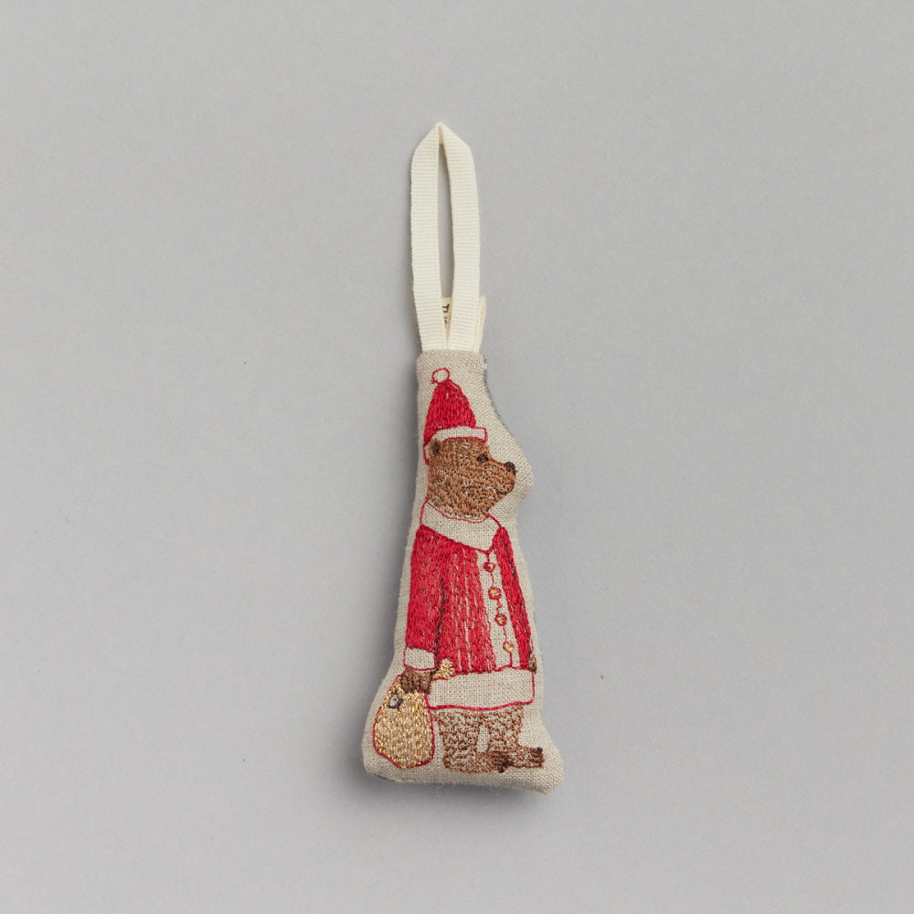 Coral & Tusk Santa Bear Ornament