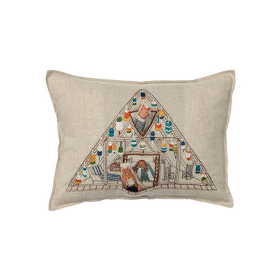 coral & tusk Fox Beach Shack Pocket Pillow (Cover Only)