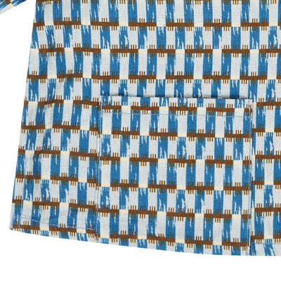 [30%OFF!]caramel Piper Baby Shirt BLUE GEO PRINT