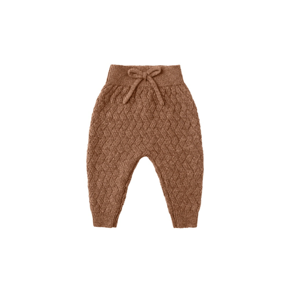 QUINCY MAE Knit Pant Heathered Cedar