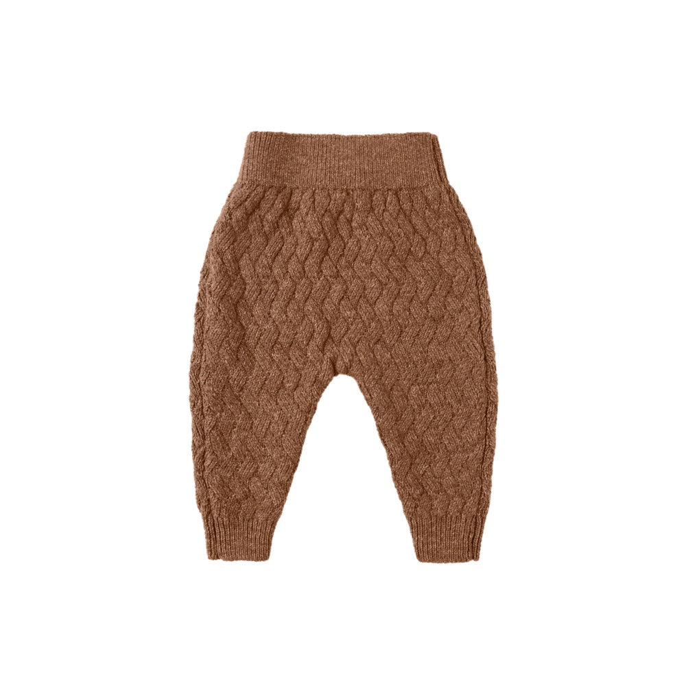 QUINCY MAE Knit Pant Heathered Cedar
