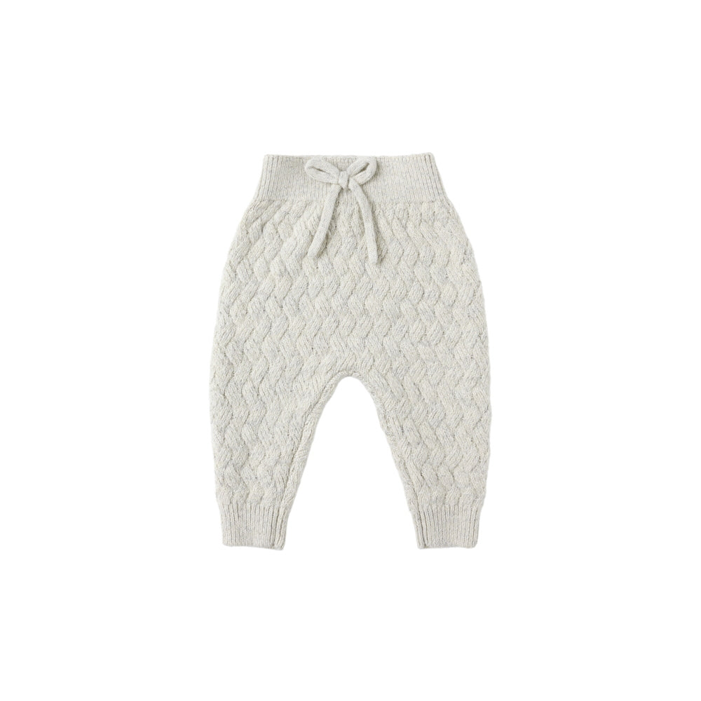 QUINCY MAE Knit Pant Heathered Blue