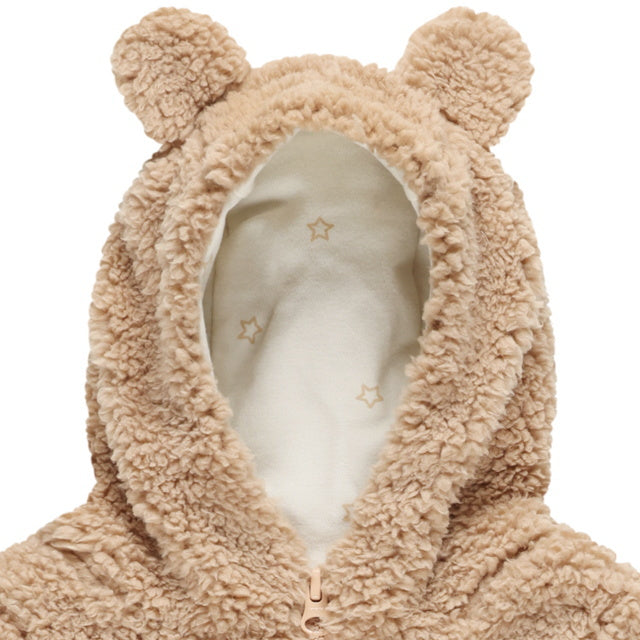 Quincy Mae Bear Jacket beige