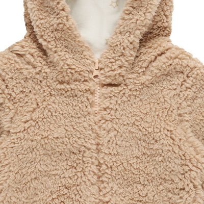 Quincy Mae Bear Jacket beige