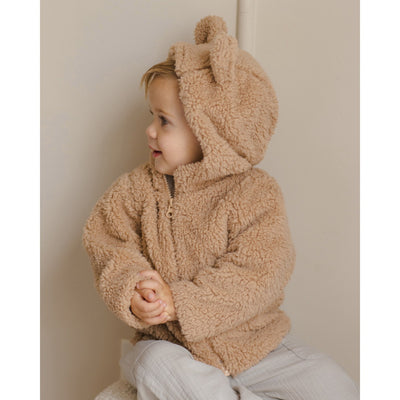 Quincy Mae Bear Jacket beige