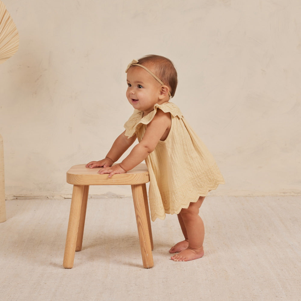 QUINCY MAE Isla Dress Lemon