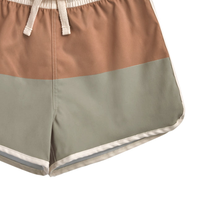 Rylee & Cru Swim Trunk Color Block