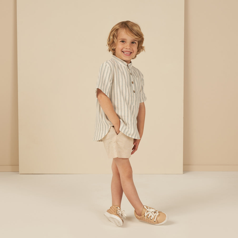 Rylee & Cru Bermuda Short Heathered Sand