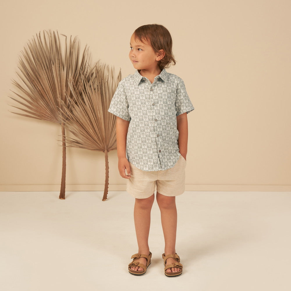 Rylee & Cru Bermuda Short Heathered Sand