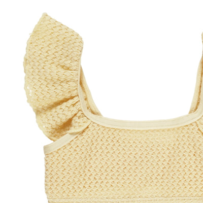 [Order Now, Ships in Feb-Mar]Rylee&Cru Hanalei Bikini Yellow Crochet