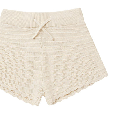 Rylee & Cru Knit Shorts Natural