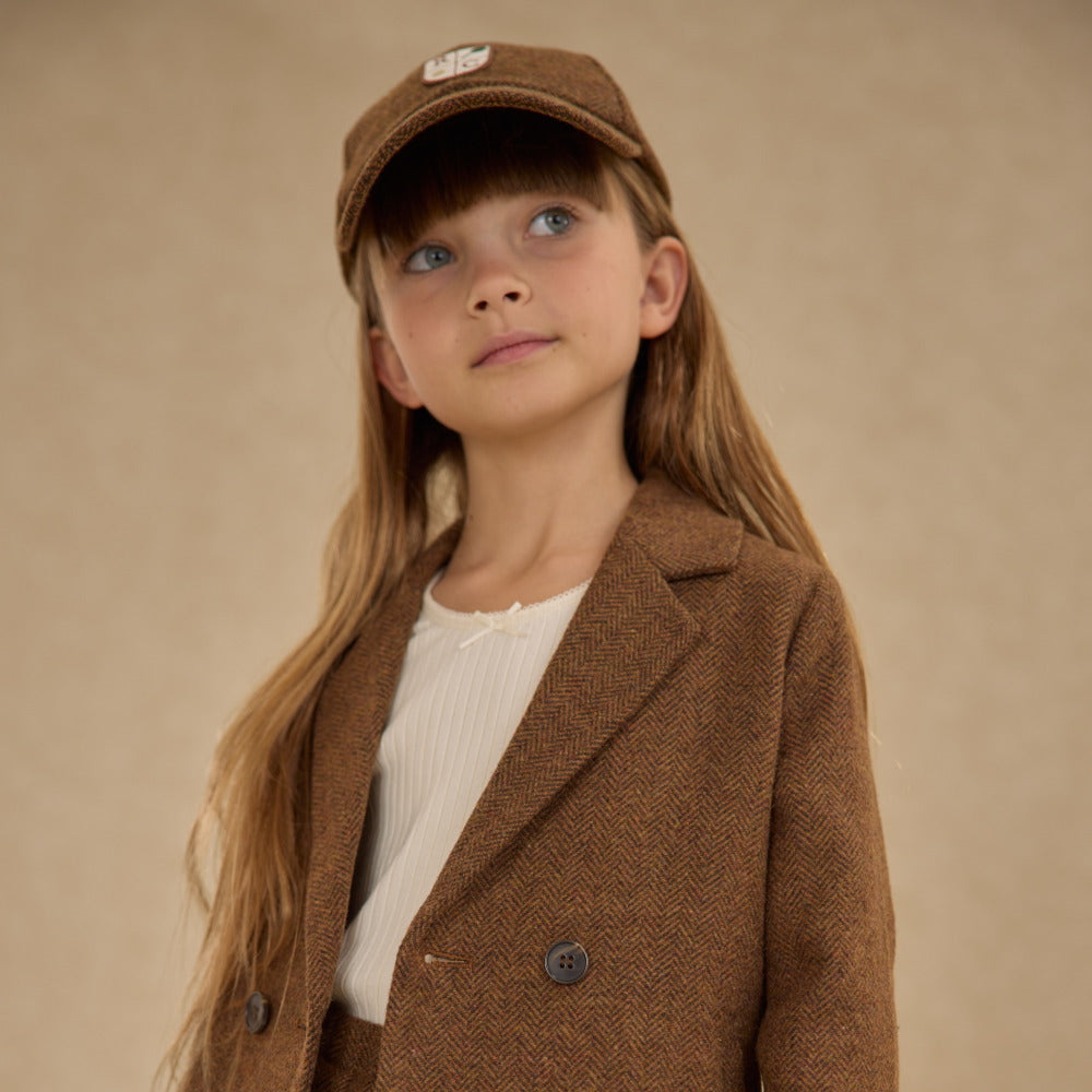 Rylee&Cru Double Breasted Blazer Rustic Plaid