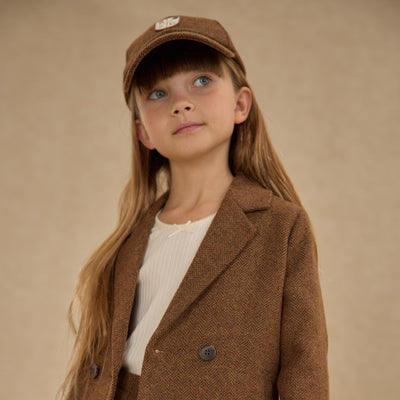 Rylee&Cru Double Breasted Blazer Rustic Plaid