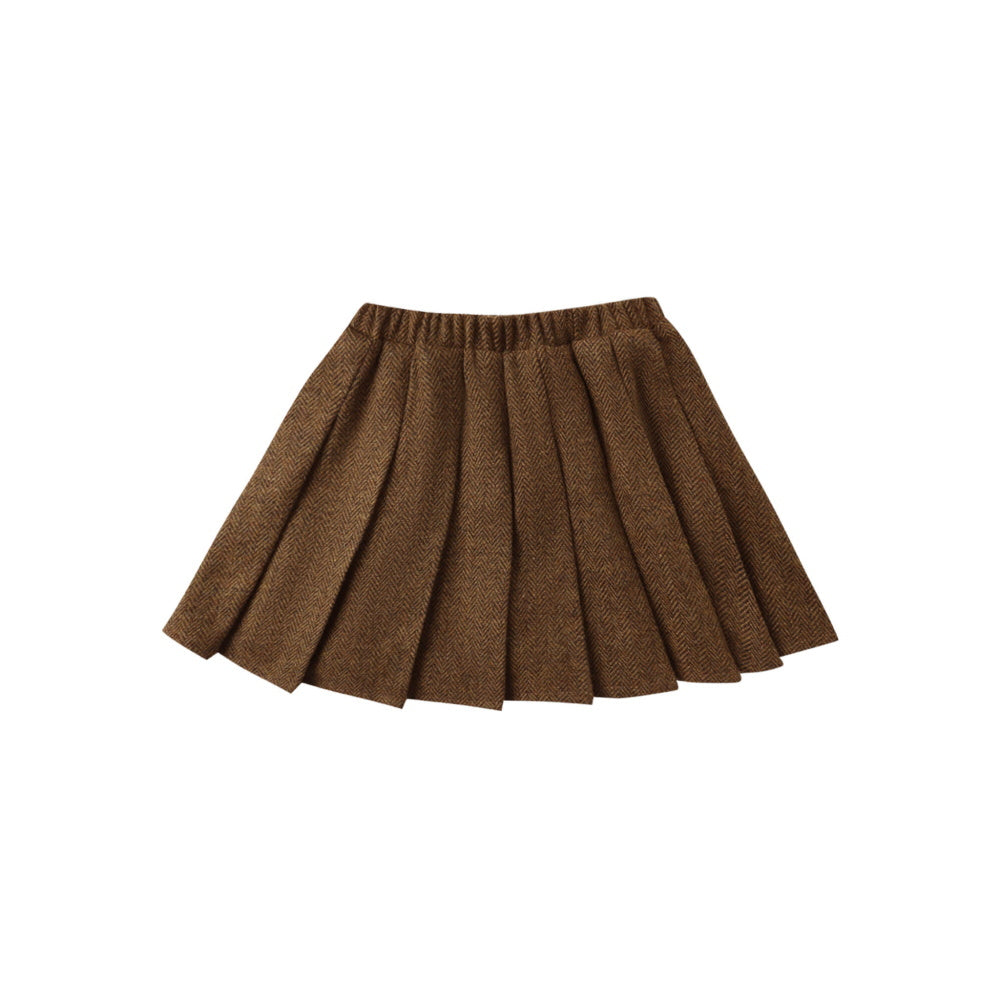 Rylee&Cru Pleated Mini Skirt Rustic Plaid