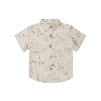 [30%OFF!]Rylee & Cru Short Sleeve Shirt safari toile