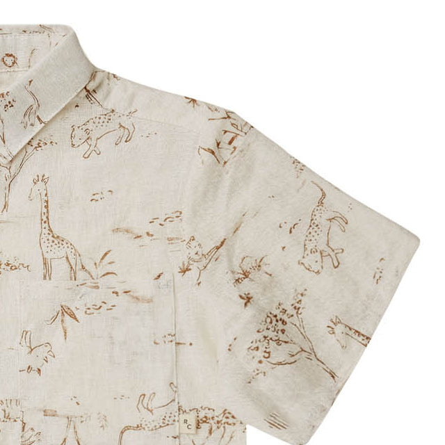 [30%OFF!]Rylee & Cru Short Sleeve Shirt safari toile