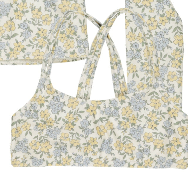 Rylee&Cru Crop Rashguard Set Bloom