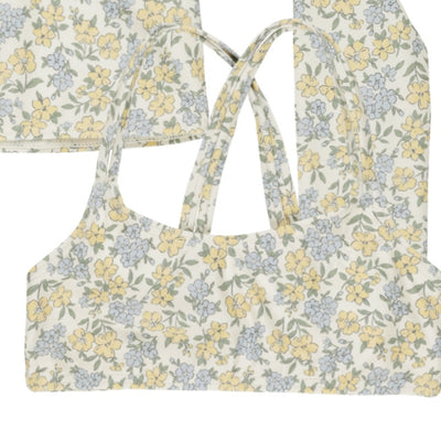 Rylee&Cru Crop Rashguard Set Bloom